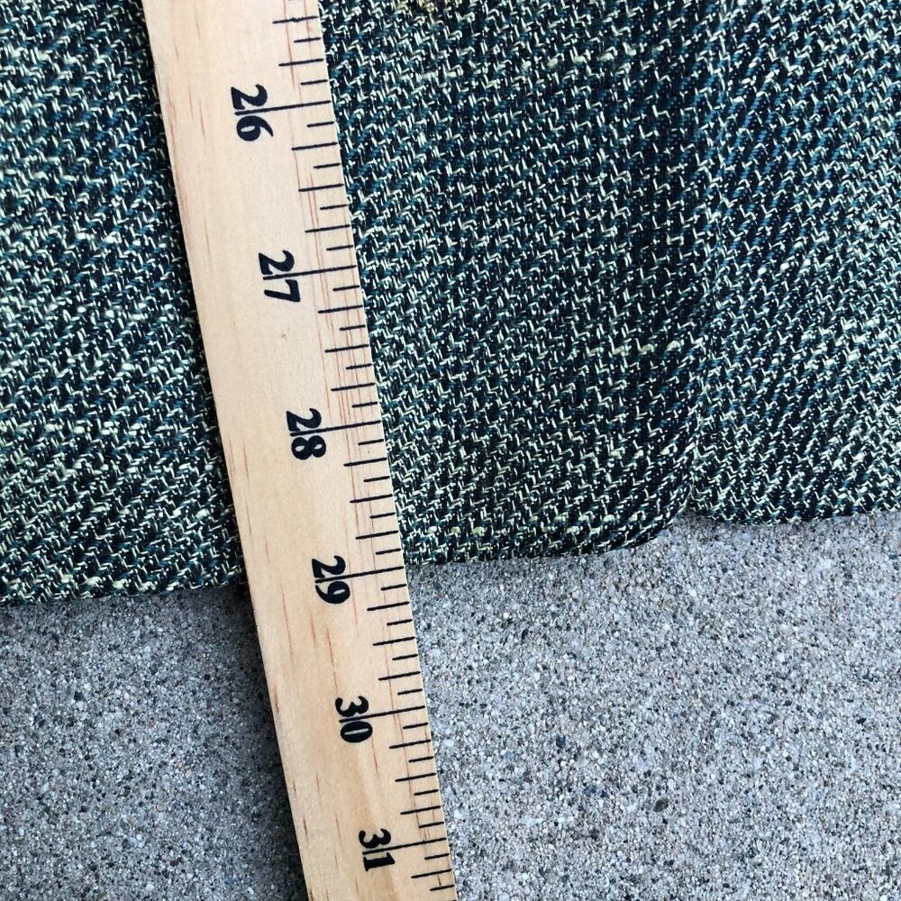 VTG 90s RENLYN New York Tweed Knit Blazer Jacket Women's 14P Green Coat … - Picture 11 of 11